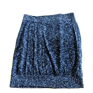 Speckled blue Rag and Bone sweater skirt